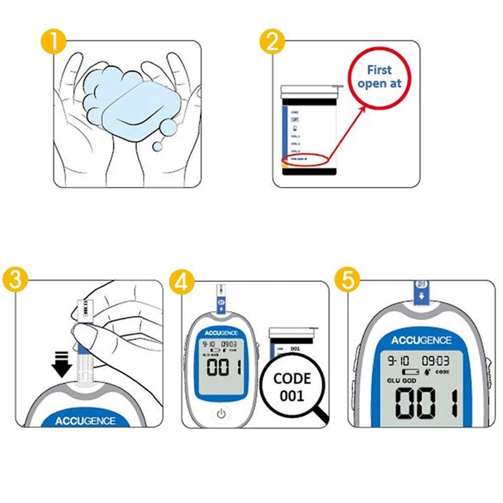 Tragbares Glukometer/Blutzuckermessgerät